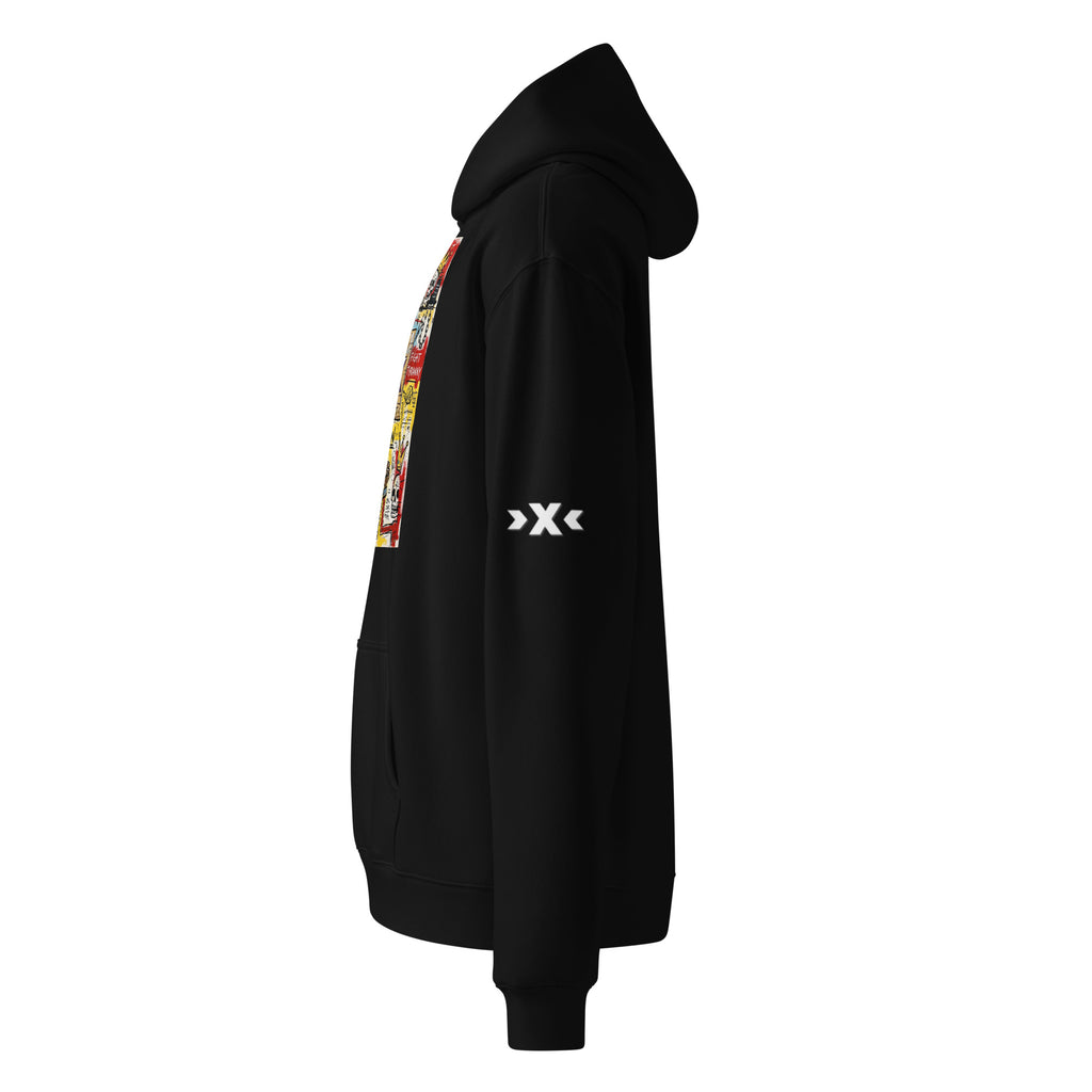 Unisex oversized hoodie>X< >X< Clothing Brand By Teleo RecordsClothing>X< by X - ILENOX - ILENO>X< by X - ILENO>X< by X - ileno