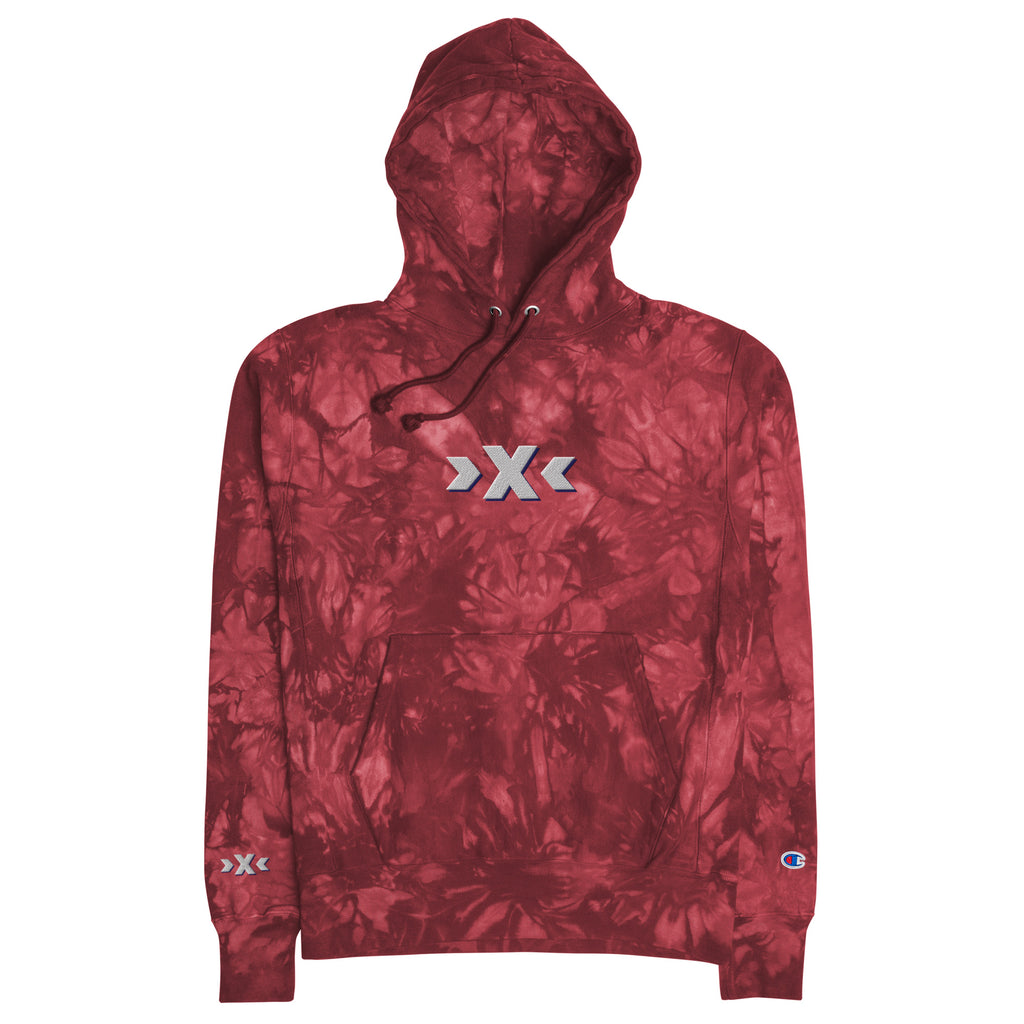 Unisex Champion tie - dye hoodie>X< Clothing>X< by X - ILENOX - ILENO>X< by X - ILENO>X< by X - ileno