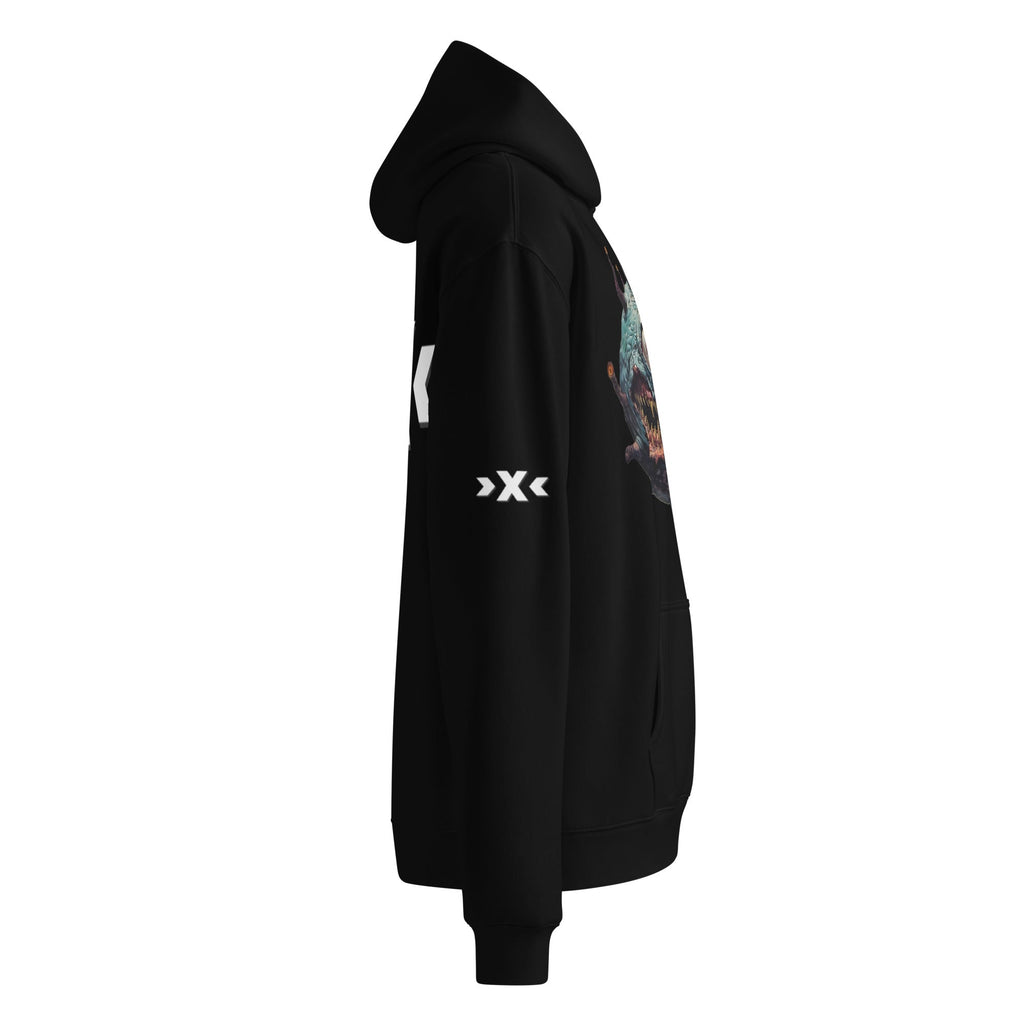 Unisex oversized hoodie>X< >X< Clothing Brand By Teleo RecordsClothing>X< by X - ILENOX - ILENO>X< by X - ILENO>X< by X - ileno